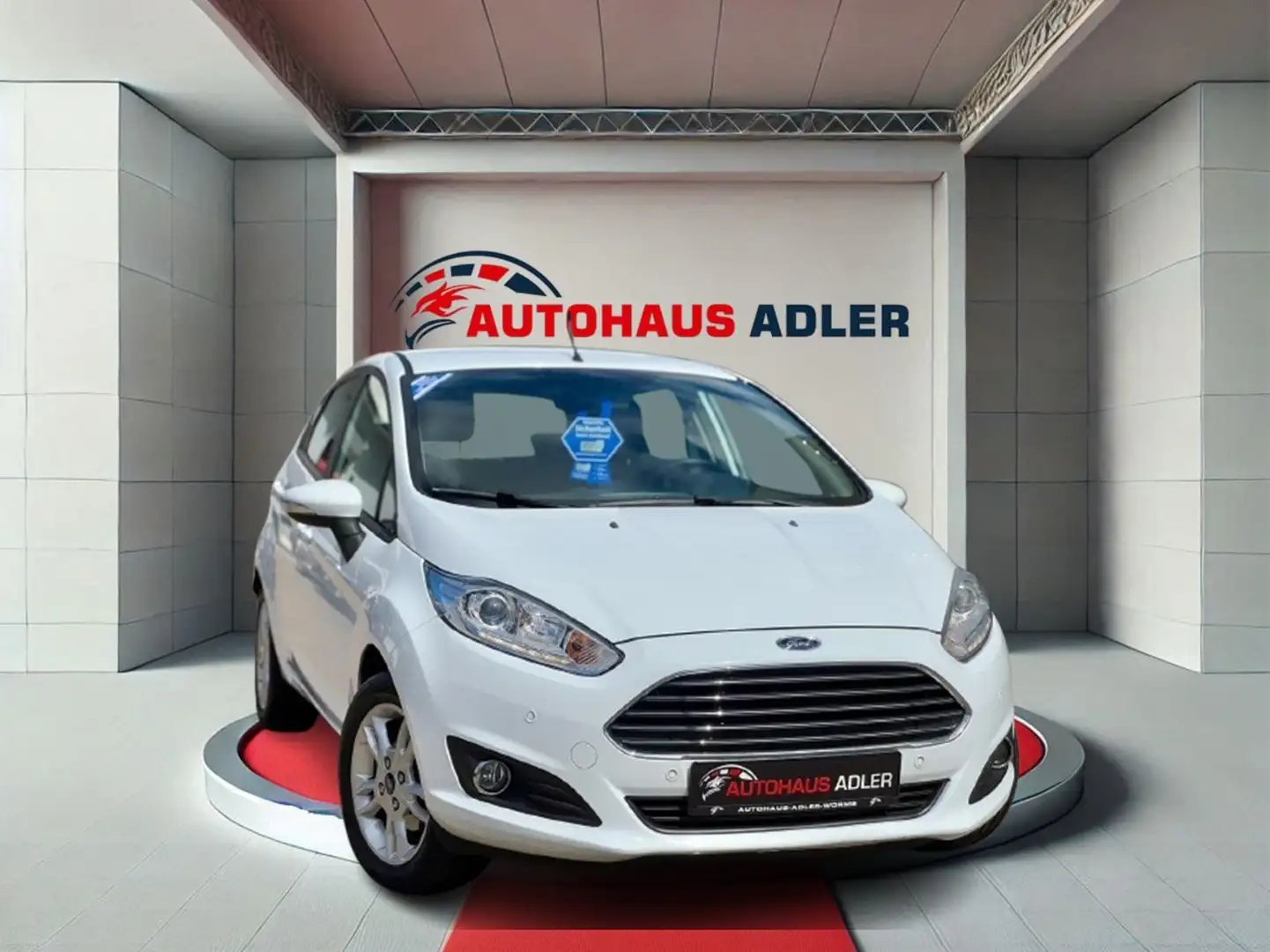 Ford Fiesta 1.0 Trend*1HD*5TRG*PDC*KLIM*EU6*SH*60TKM Blanc - 1