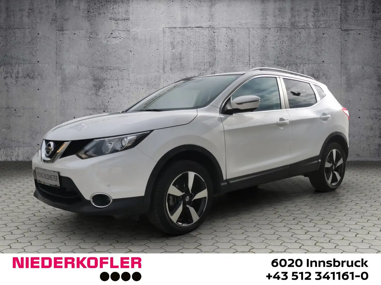 Nissan Qashqai Qashqai 1,6 dCi N-Connecta Panoramadach Weiß - 1