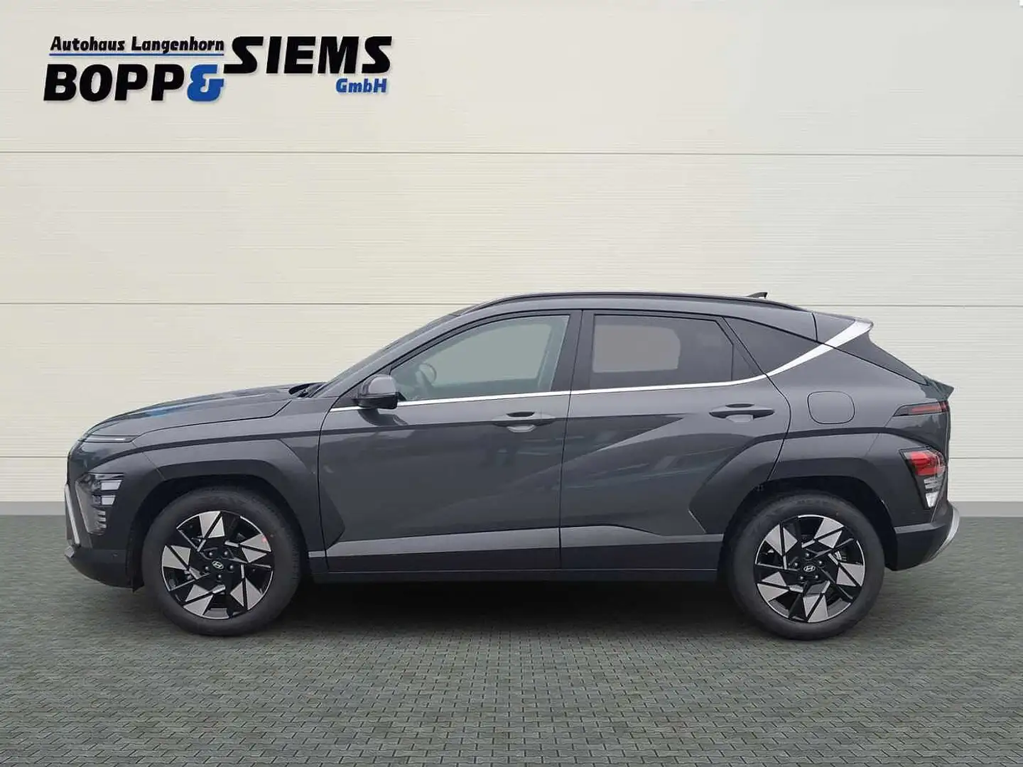Hyundai KONA 1.6 T-GDI DCT Prime 'Glasdach' Grau - 2
