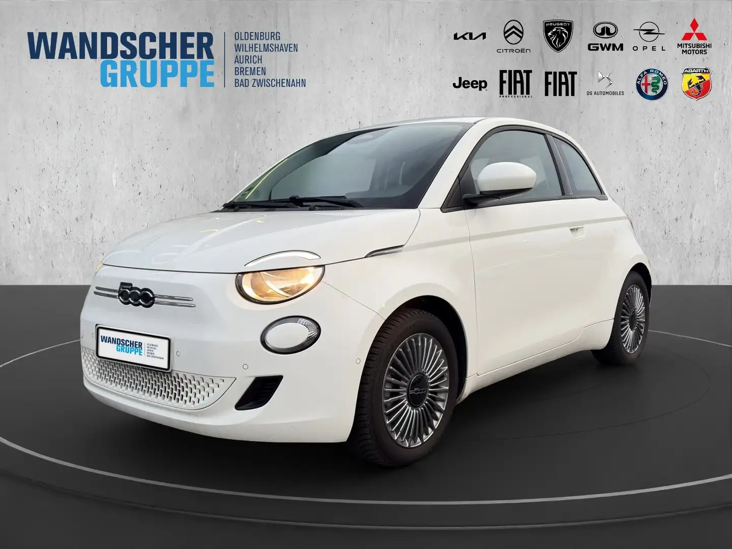 Fiat 500e 500 e Basis 42 kWh Carplay+LM+Allwetter+RFK+SHZ Weiß - 1