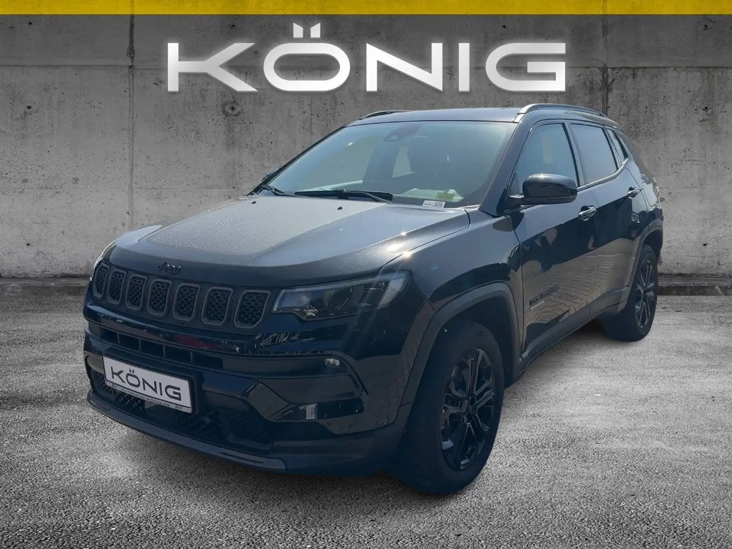Jeep Compass 1.3 PHEV Upland 4WD Automatik*Klima Schwarz - 1