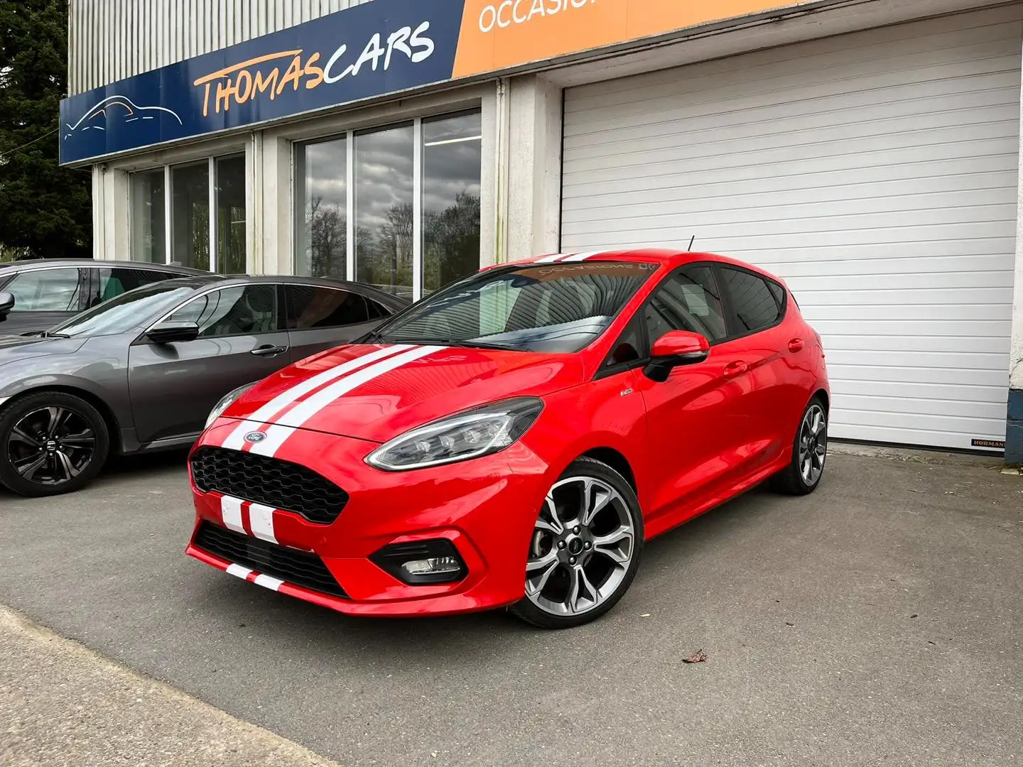 Ford Fiesta 1.0 EcoBoost MHEV ST-Line X - Full - Unique ! Red - 1