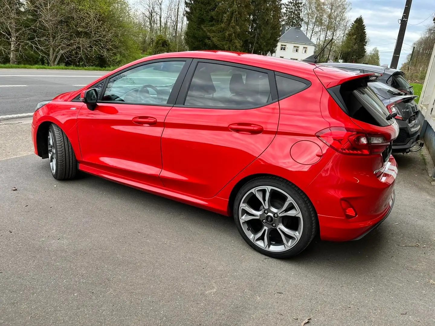 Ford Fiesta 1.0 EcoBoost MHEV ST-Line X - Full - Unique ! Rouge - 2