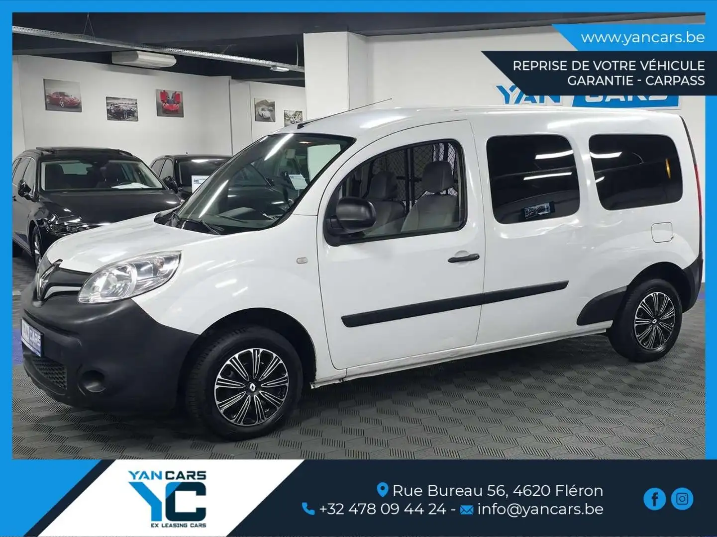 Renault Kangoo MAXI * UTILITAIRE * HISTORIQUE COMPLET * TOP ETAT Blanc - 1