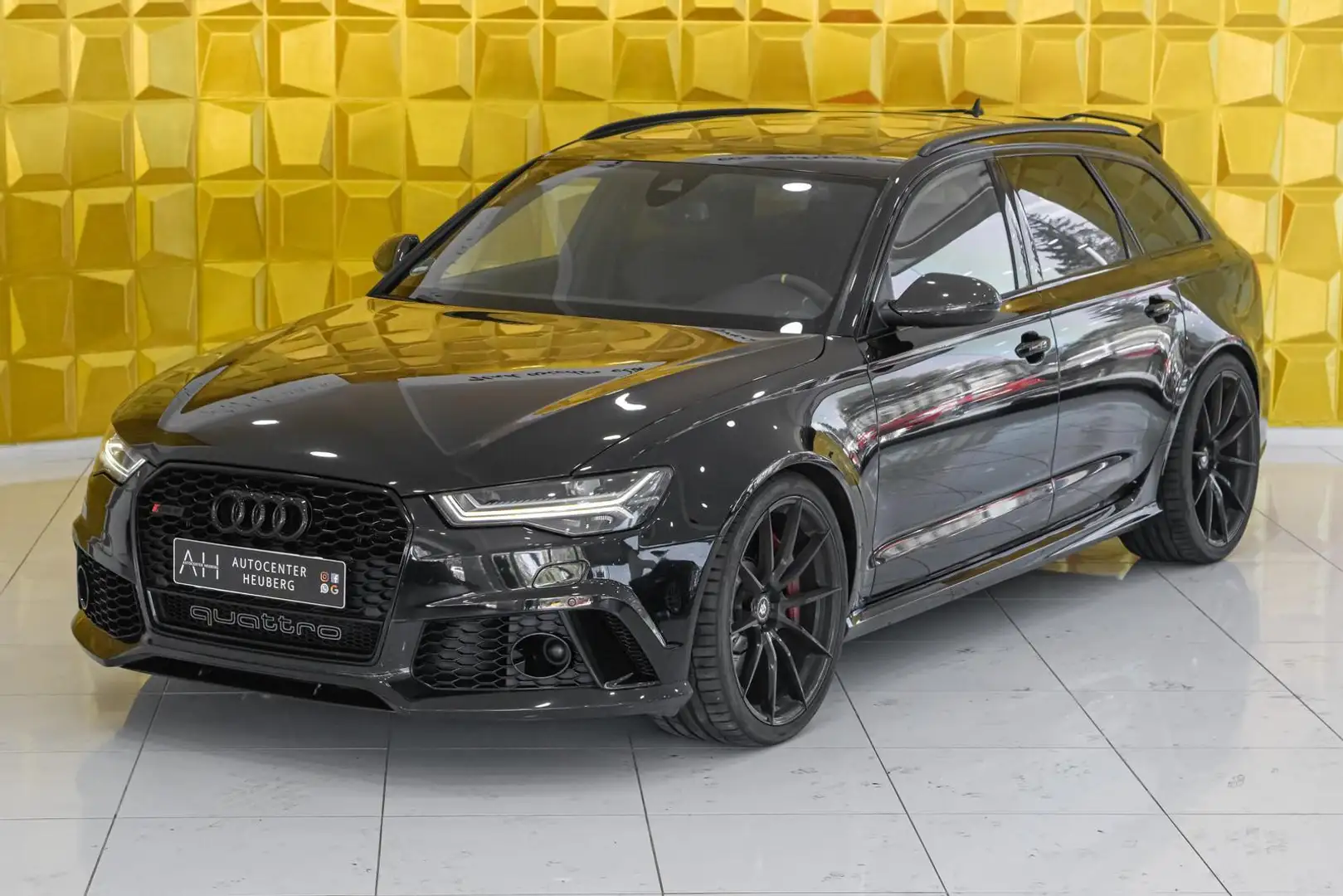 Audi RS6 ABT 4.0 TFSI quattro*CARBON*BLACK*PANO Zwart - 1