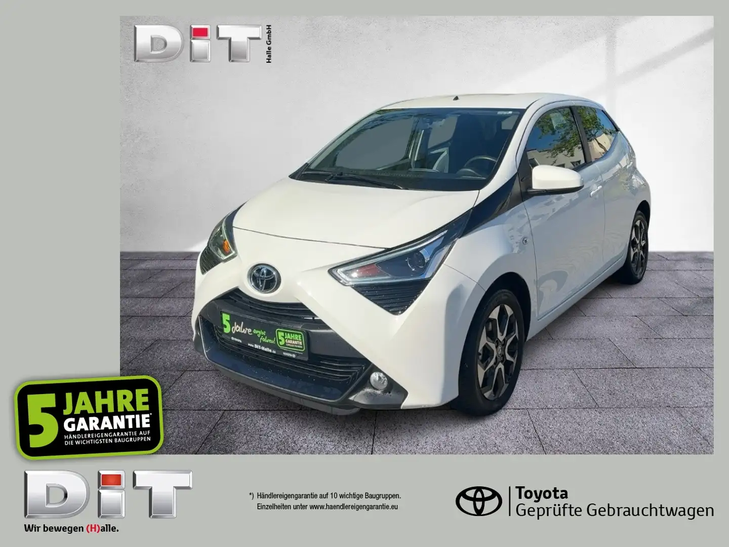 Toyota Aygo 1.0  x-play Team D Klima Kamera Tempomat Alb - 1