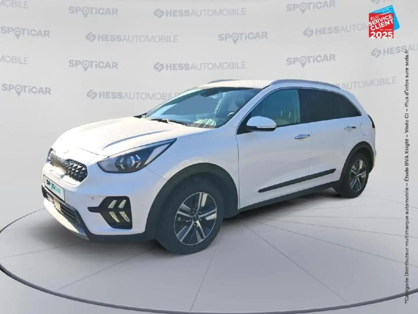 Kia Niro 1.6 GDi 105ch ISG + électrique 43.5ch Active DCT6 Blanc - 1