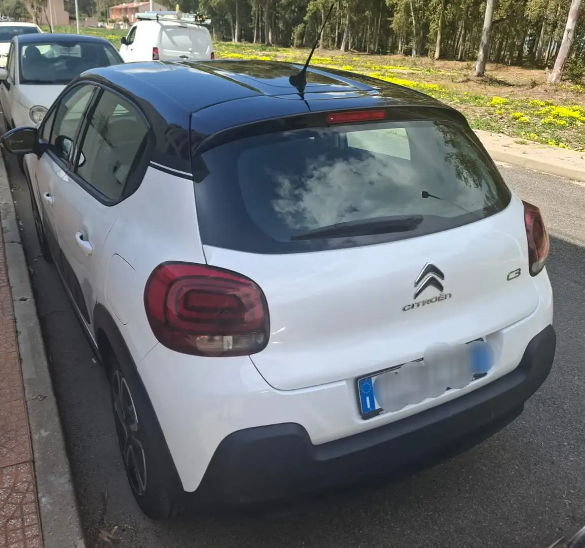 Citroen C3 C3 III 2017 1.6 bluehdi Shine s Bianco - 2