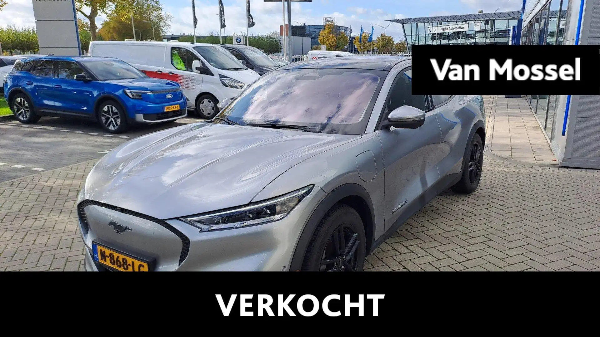 Ford Mustang Mach-E Extended RWD 98 kWh | TECHNOLOGY PACK | TREKHAAK | Gris - 1