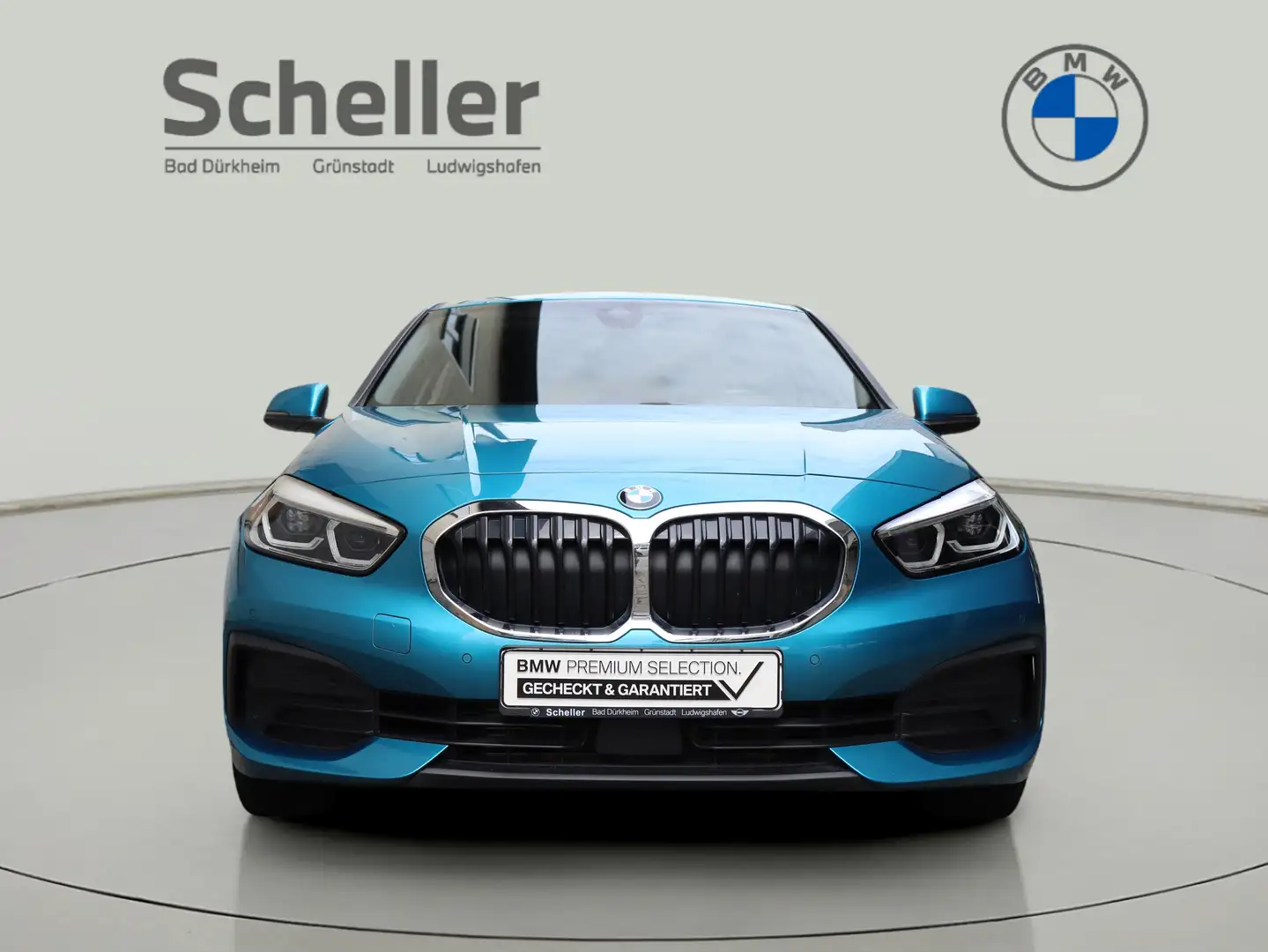 BMW 118 d Advantage LED Navi Shz Blau - 2