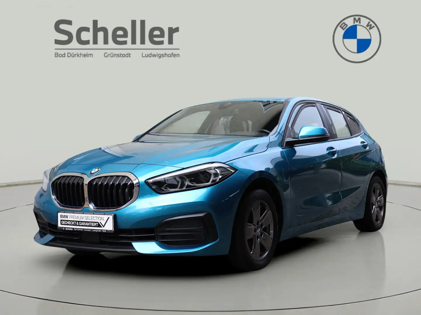 BMW 118 d Advantage LED Navi Shz Blau - 1
