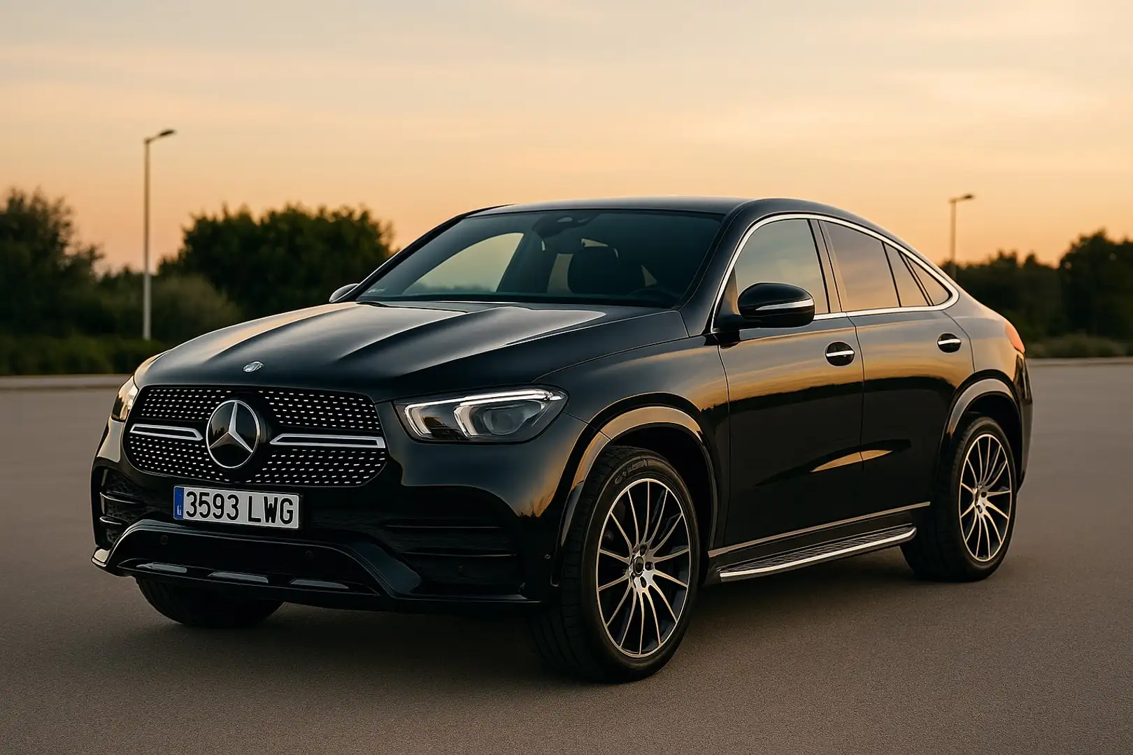 Mercedes-Benz GLE 350 Coupé 350de 4Matic Aut. Negro - 1