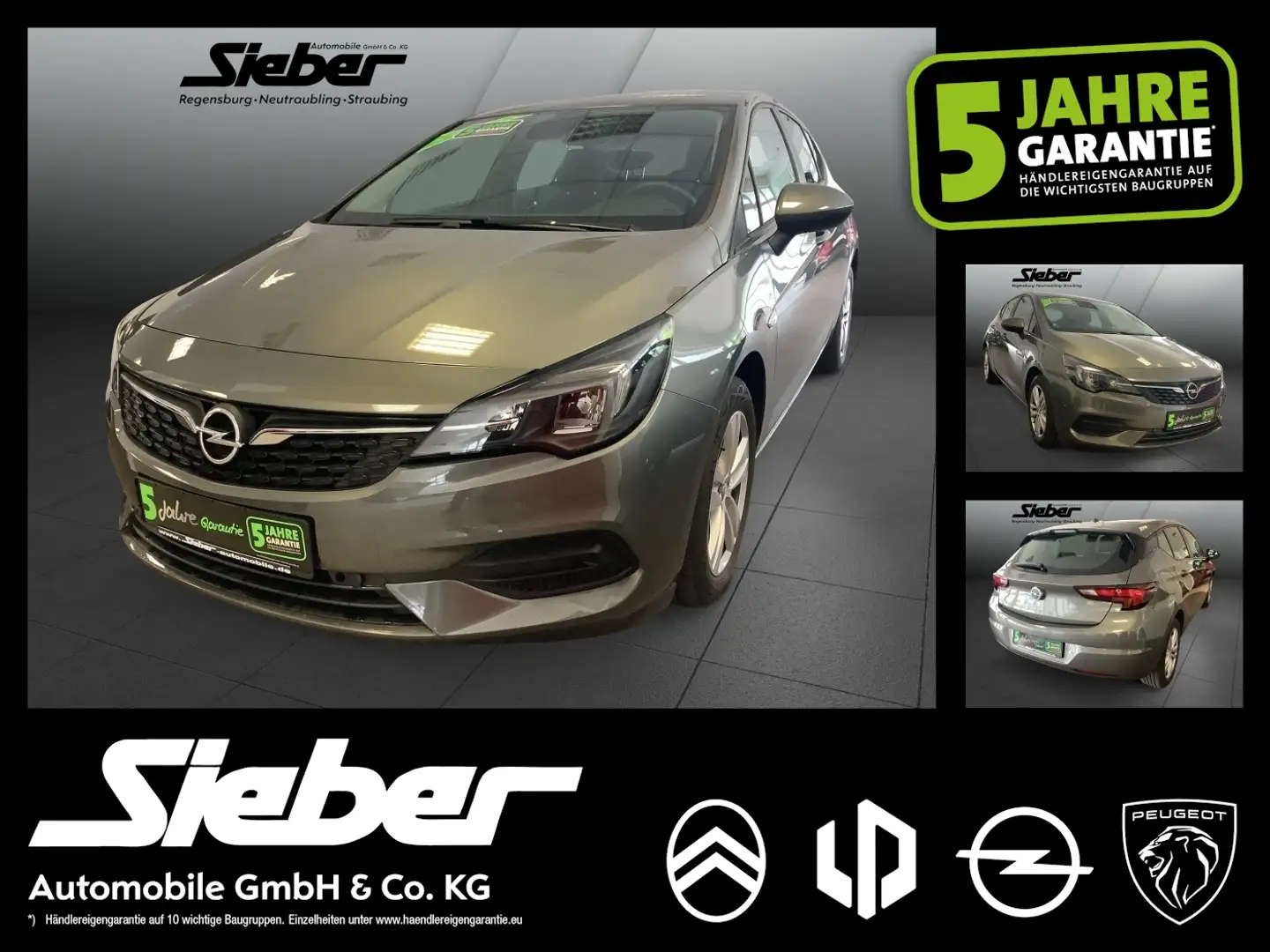 Opel Astra 1.2 Turbo Edition *Klimaaut*LED*Sitzheiz* Grijs - 1
