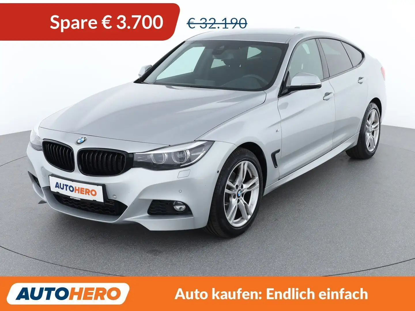 BMW 320 320d GT xDrive M Sport Aut. *LED*HUD*ACC*SPUR*TOT* Grau - 1
