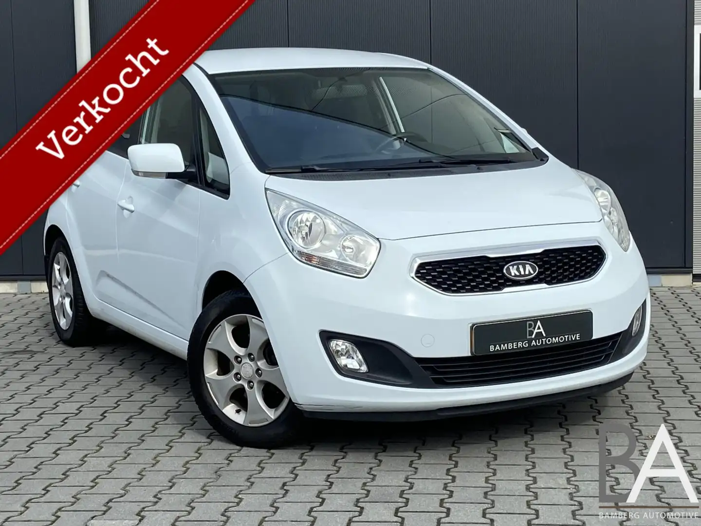 Kia Venga 1.6 CVVT Comfort trekhaak|airco Wit - 1