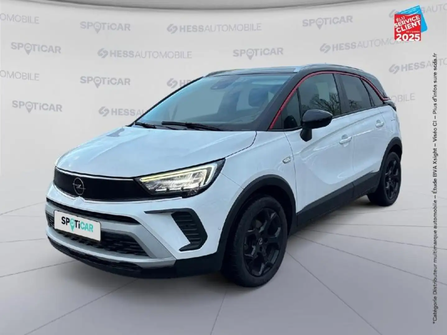 Opel Crossland 1.2 Turbo 110ch GS Line GPS Camera Carplay Blanc - 1