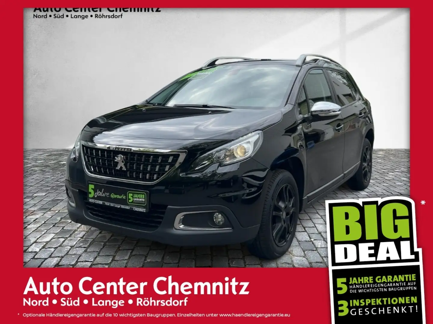 Peugeot 2008 1.2 12V e-VTi Style Pano/Klima/SHZ/PDC Negro - 1