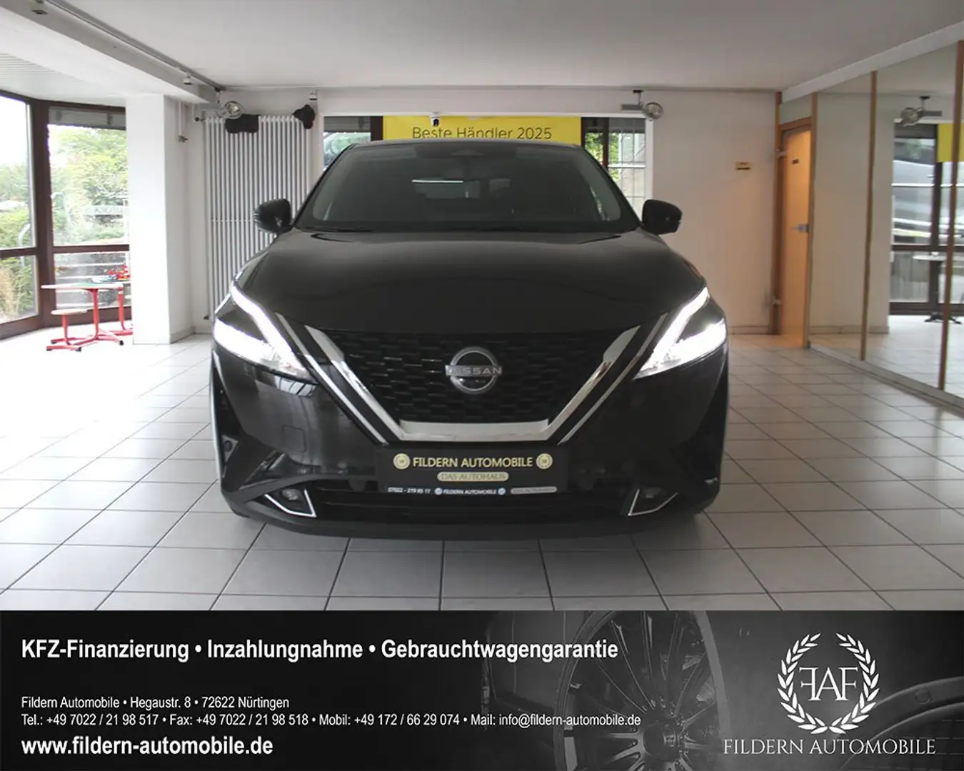 Nissan Qashqai 1.3DIG MHEV Xtronic N-Connecta*LED*360*ACC*SPUR*18 Schwarz - 2