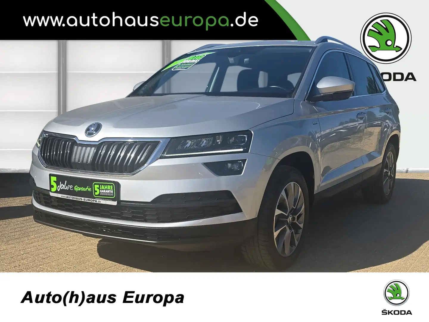 Skoda Karoq 1.5 TSI DSG Clever ACC Kam Navi Virt. Cockpit 4xSH Zilver - 1