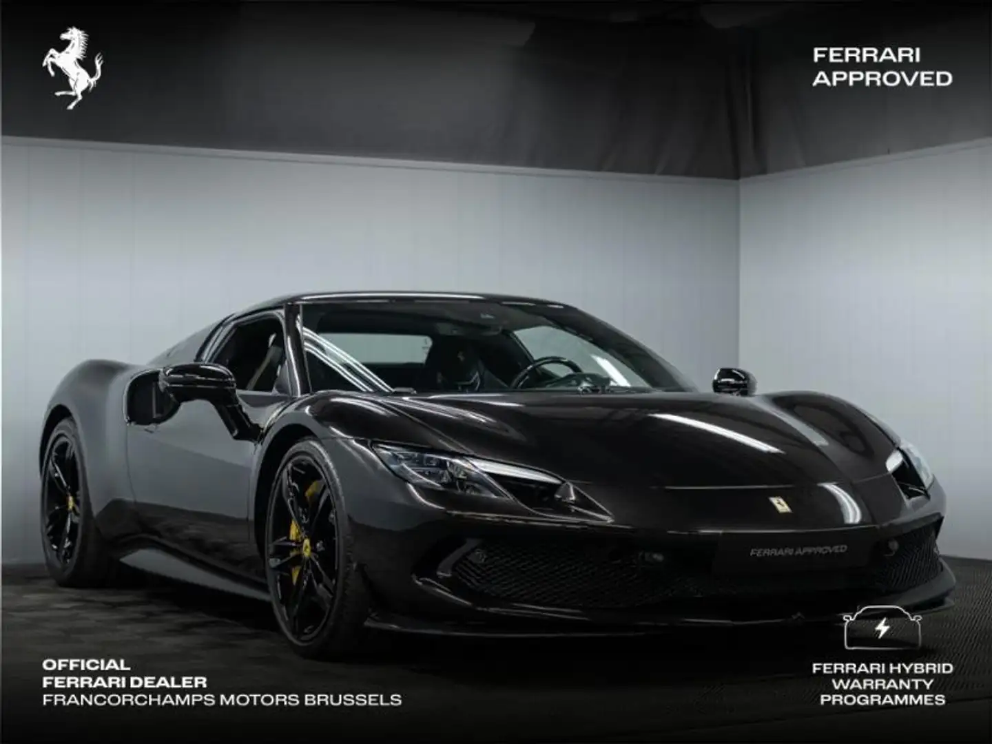 Ferrari 296 GTB Nero Daytona - Nero Schwarz - 1