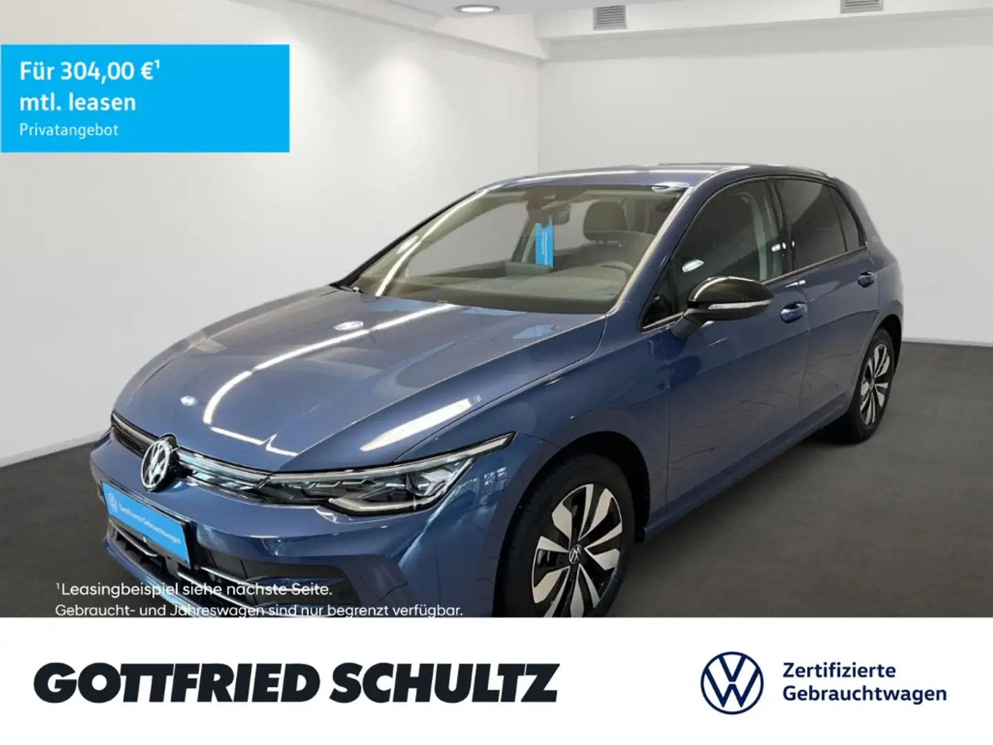 Volkswagen Golf VIII 1.5 eTSI DSG Goal Navi Sitzheizung APP-Connec Blau - 1