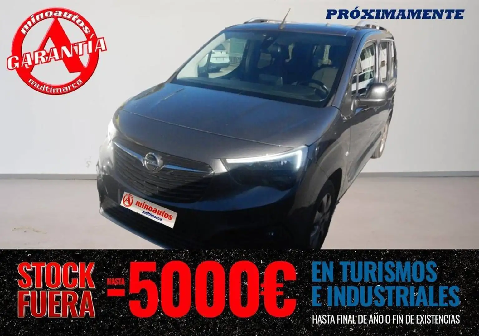 Opel Combo Life 1.5TD S/S L 100 Gris - 1