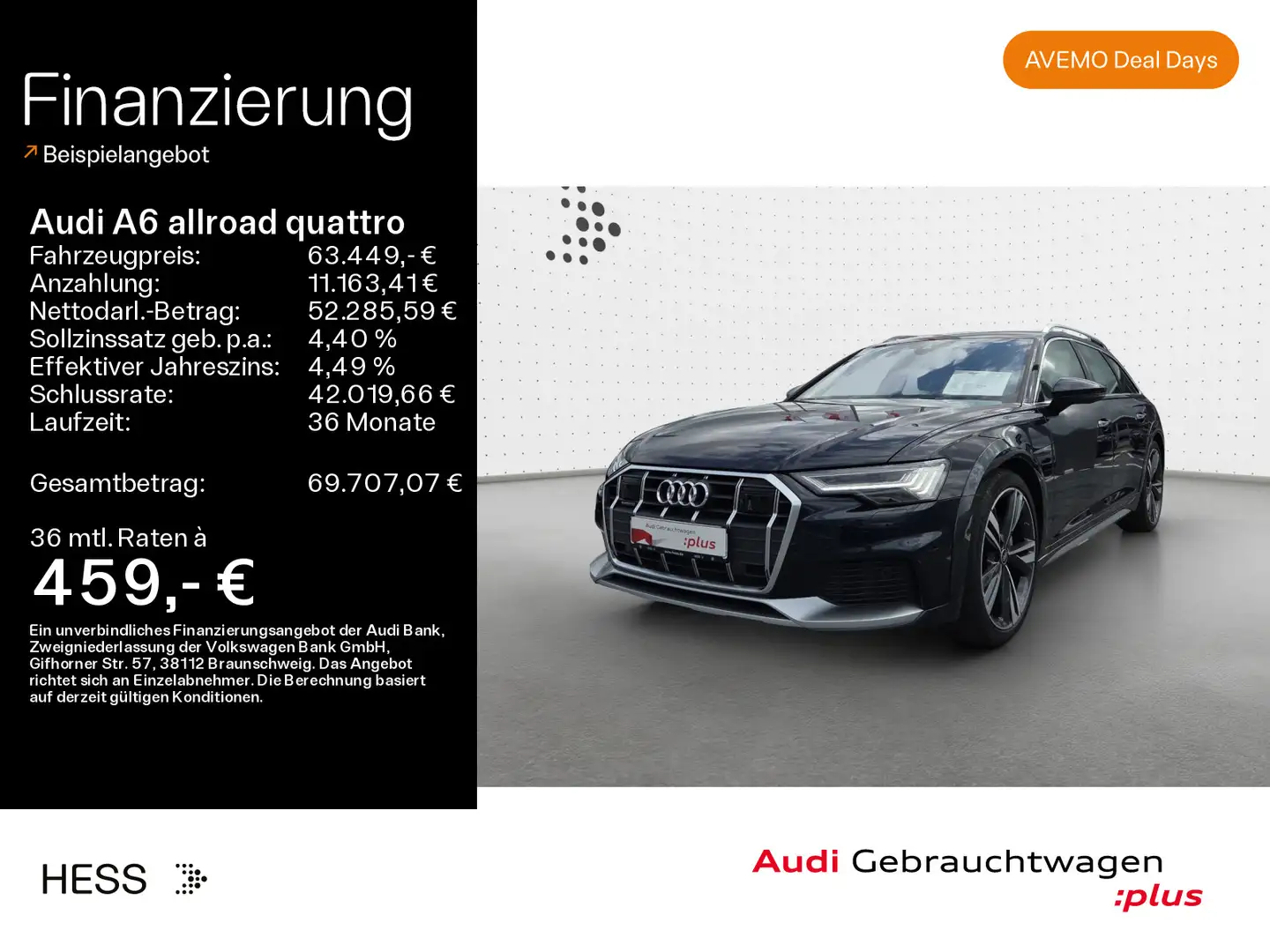 Audi A6 allroad A6 allroad 45 TDI quattro*KAMERA*HUD*NAVI-PLUS*A Blau - 1