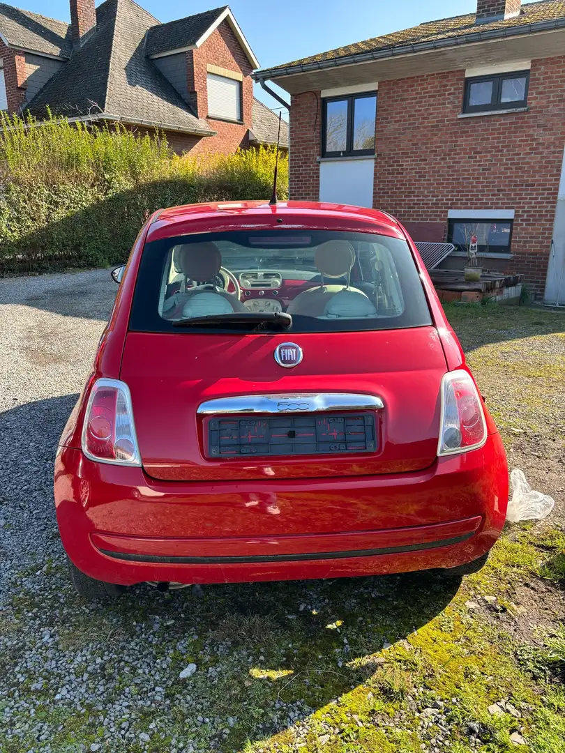 Fiat 500 1.2i Lounge PUR-02 Stop & Start Rouge - 2