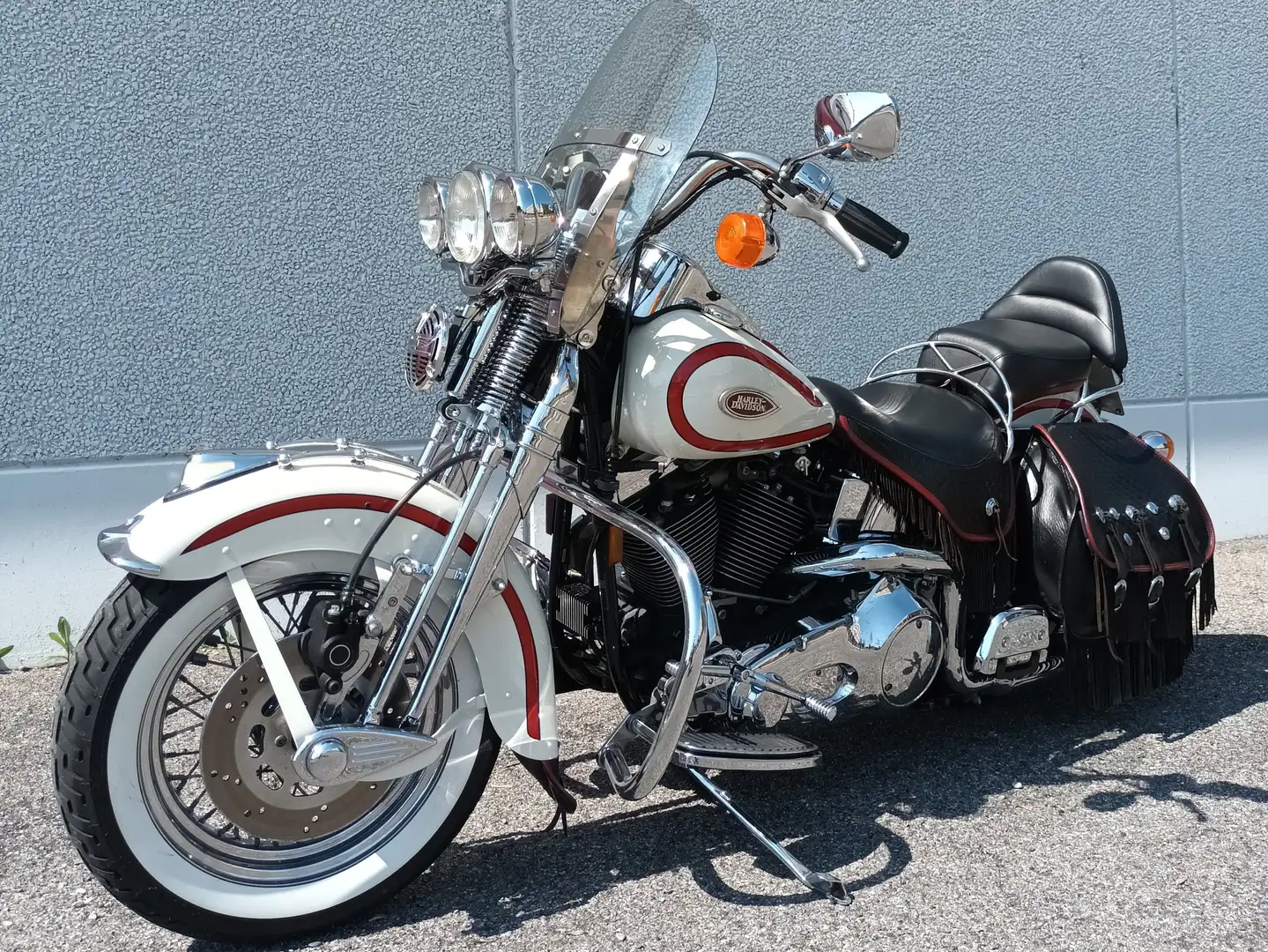 Harley-Davidson Heritage Springer FLSTS DEL 1997 Biały - 1