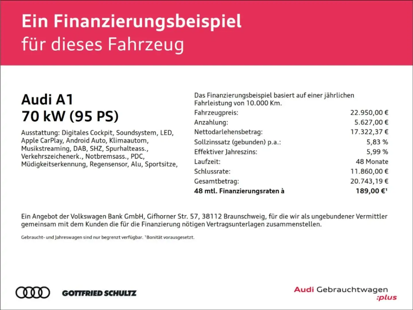 Audi A1 SPORTBACK ADVANCED 70(95 25 TFSI advanced Schwarz - 2