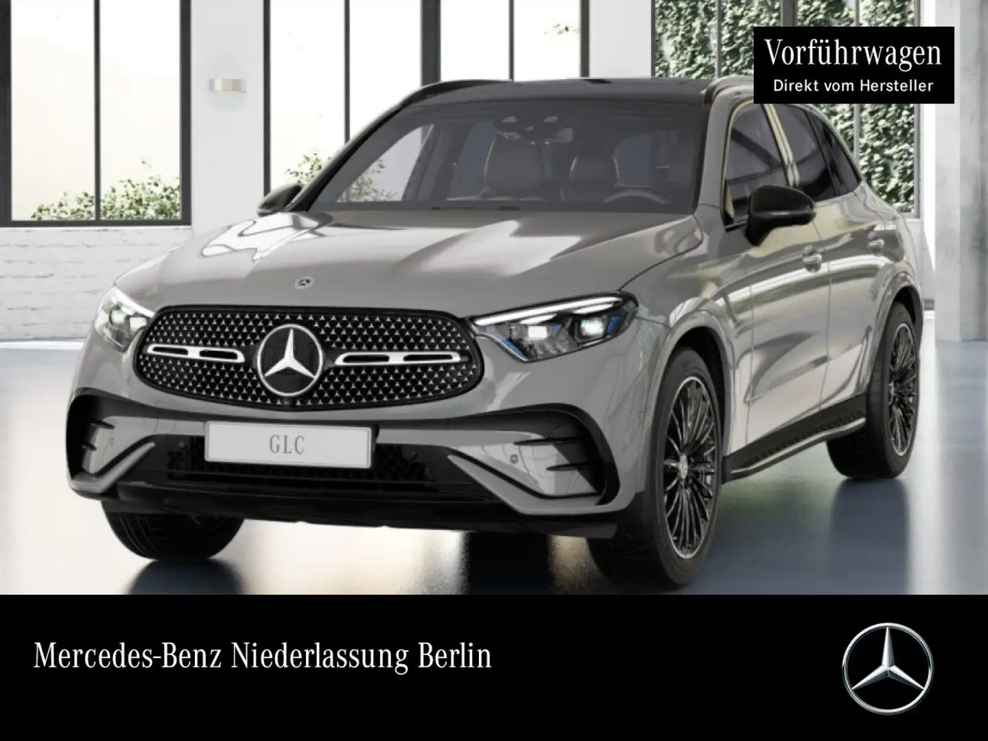 Mercedes-Benz GLC 450 d 4M AMG+NIGHT+PANO+360+AHK+BURMESTER+9G Gris - 1