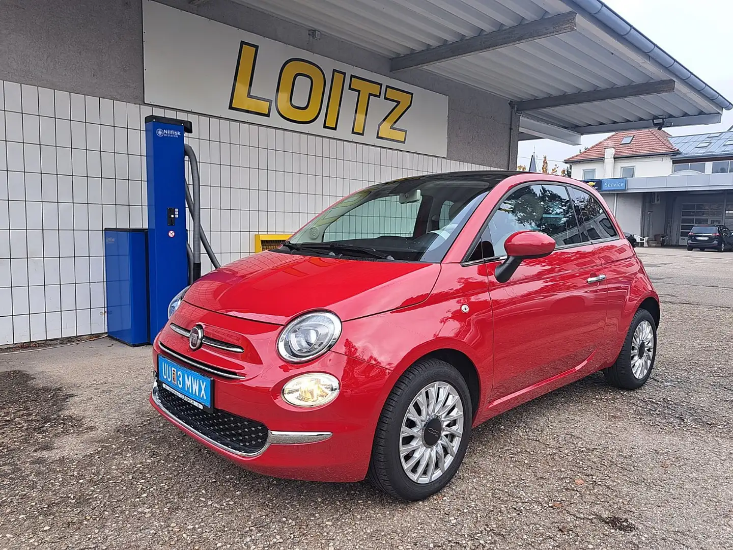 Fiat 500 ECO 1,2 69 Lounge Rouge - 1