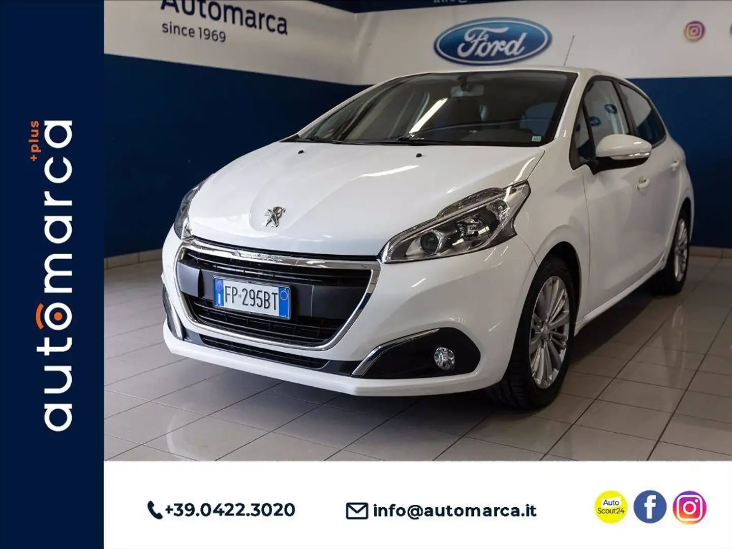 Peugeot 208 5p 1.6 bluehdi Allure 75cv my18 Bianco - 1