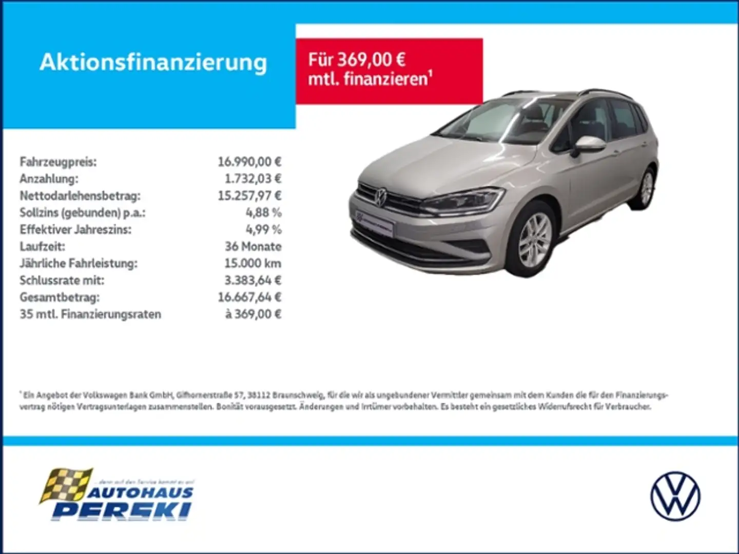 Volkswagen Golf Sportsvan 1.5 TSI Comfortline  KLIMA, NAVI, LED, ACC, Kamer Silber - 1