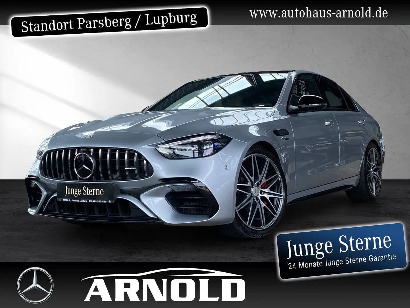 Mercedes-Benz C 63 AMG Mercedes-AMG C 63 S E PERFORMANCE HUD Pano 360° Silber - 1