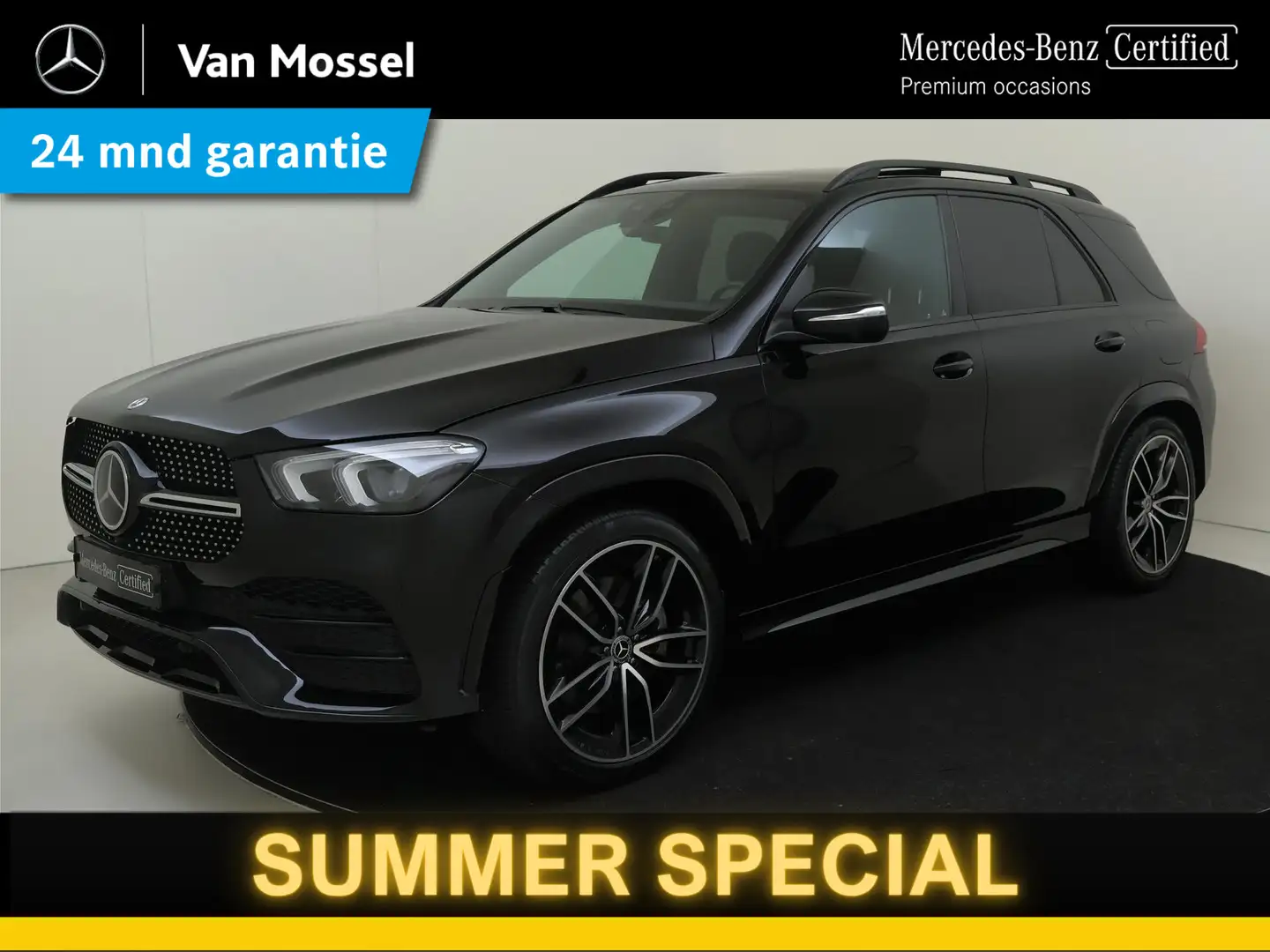 Mercedes-Benz GLE 350 e 4MATIC Premium Plus / Panoramadak/ Night/ 22 inc Zwart - 1