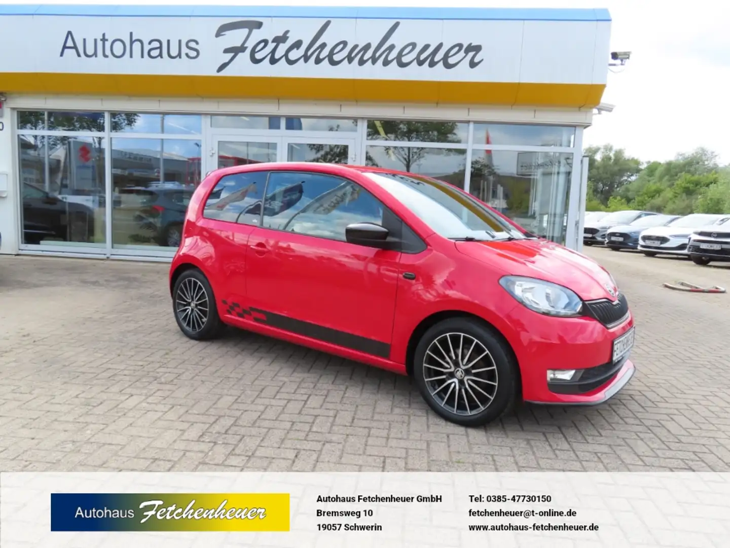 Skoda Citigo Monte Carlo m. KLIMAAUT+SHZ+BLUET+NSW+ALU Rot - 1