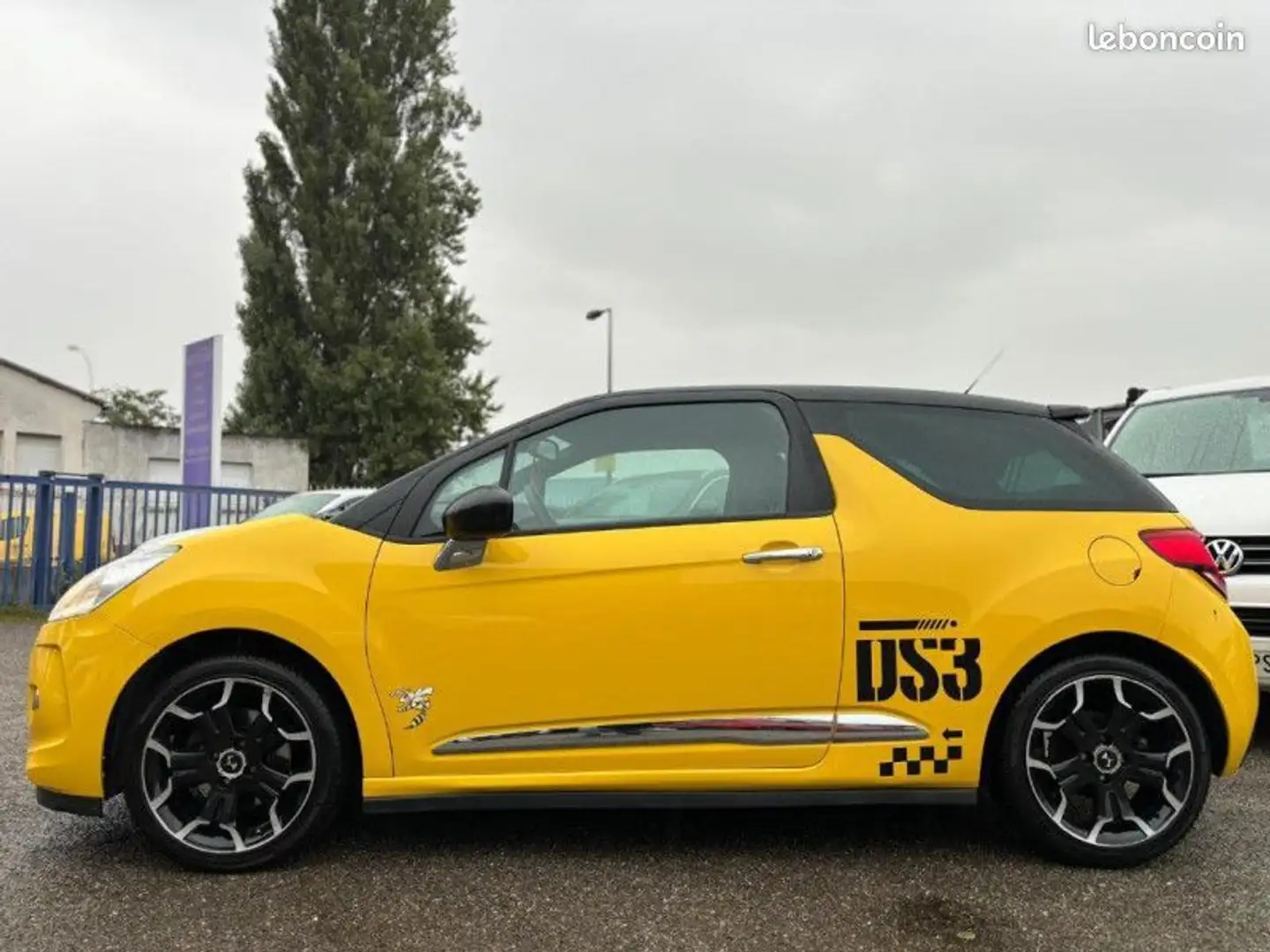 Citroen DS3 1.6 THP 155CH SPORT CHIC Jaune - 2
