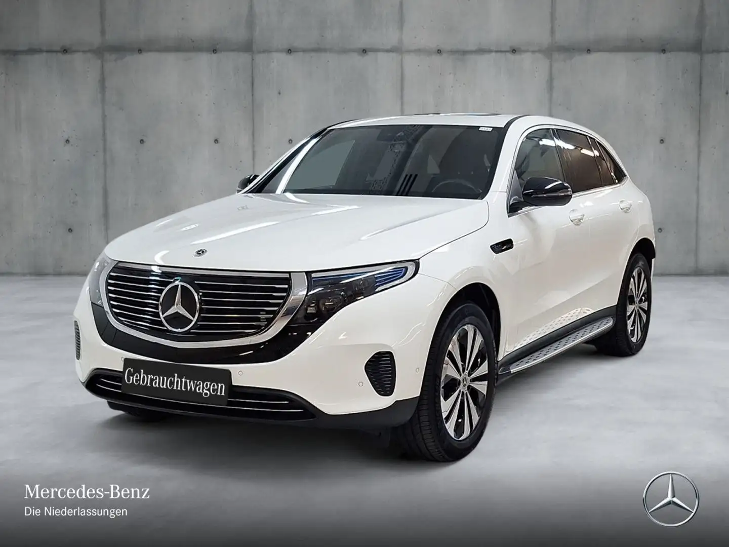 Mercedes-Benz EQC 400 4M AHK+MULTIBEAM+KAMERA+SITZKLIMA+TOTW Weiß - 2
