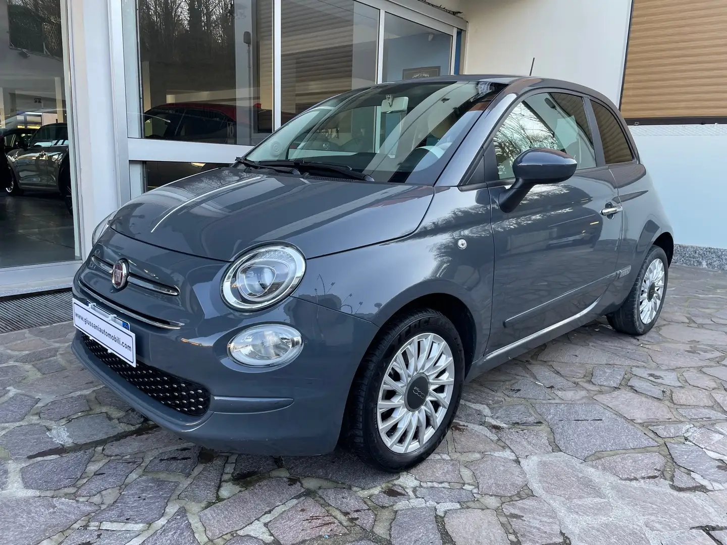 Fiat 500 1.0 hybrid Lounge 70cv UNICO PROPR. OK NEOPATENTAT Grigio - 1