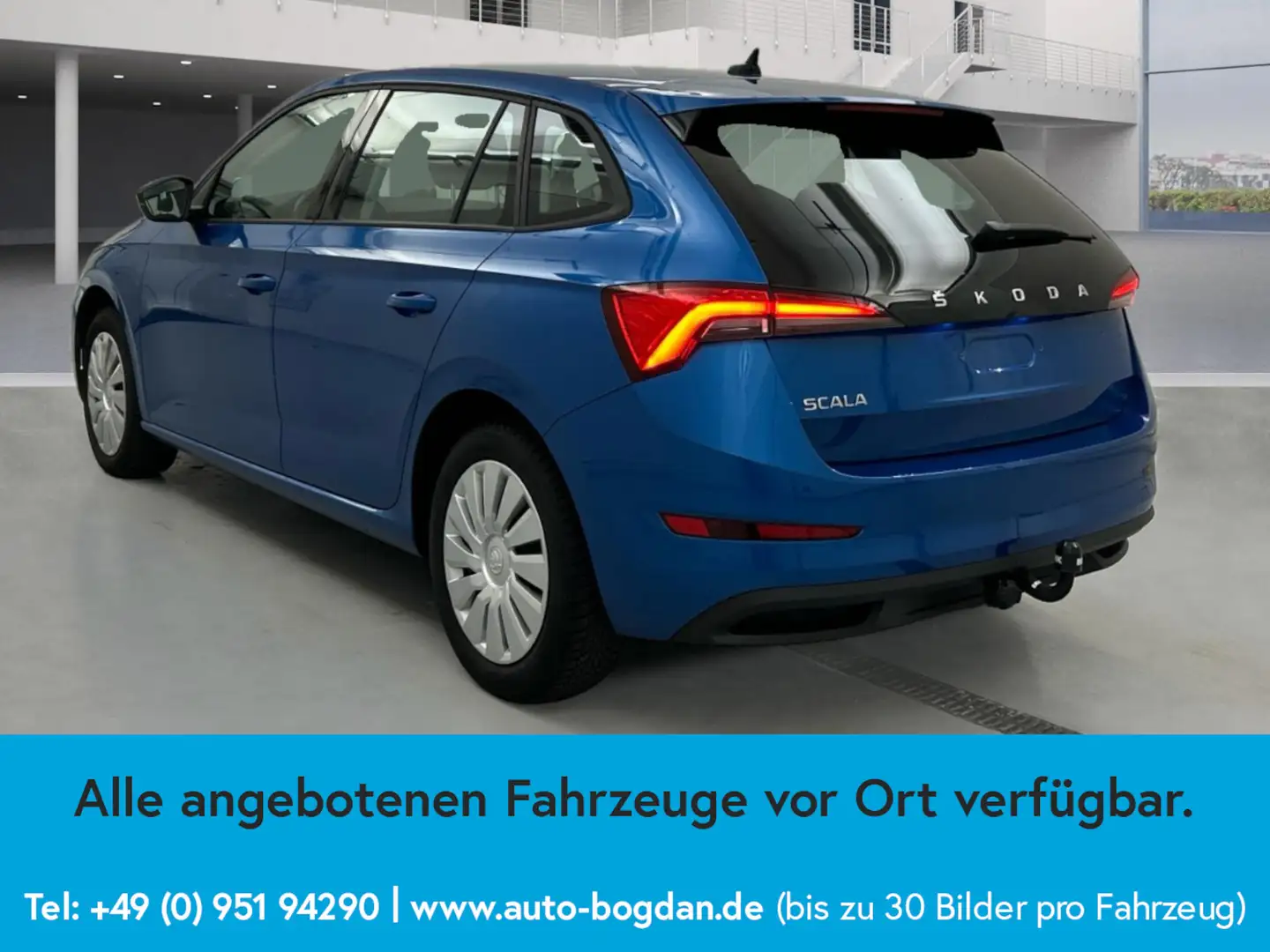 Skoda Scala Ambition*Automatik*LED*Tempomat*SHZ*AHK* Blau - 2