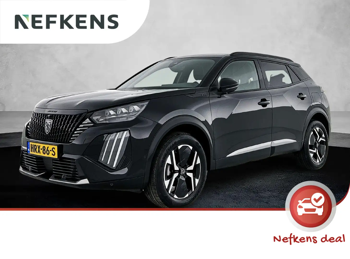 Peugeot 2008 SUV GT 130 pk Automaat | Navigatie | Achteruitrijc Zwart - 1
