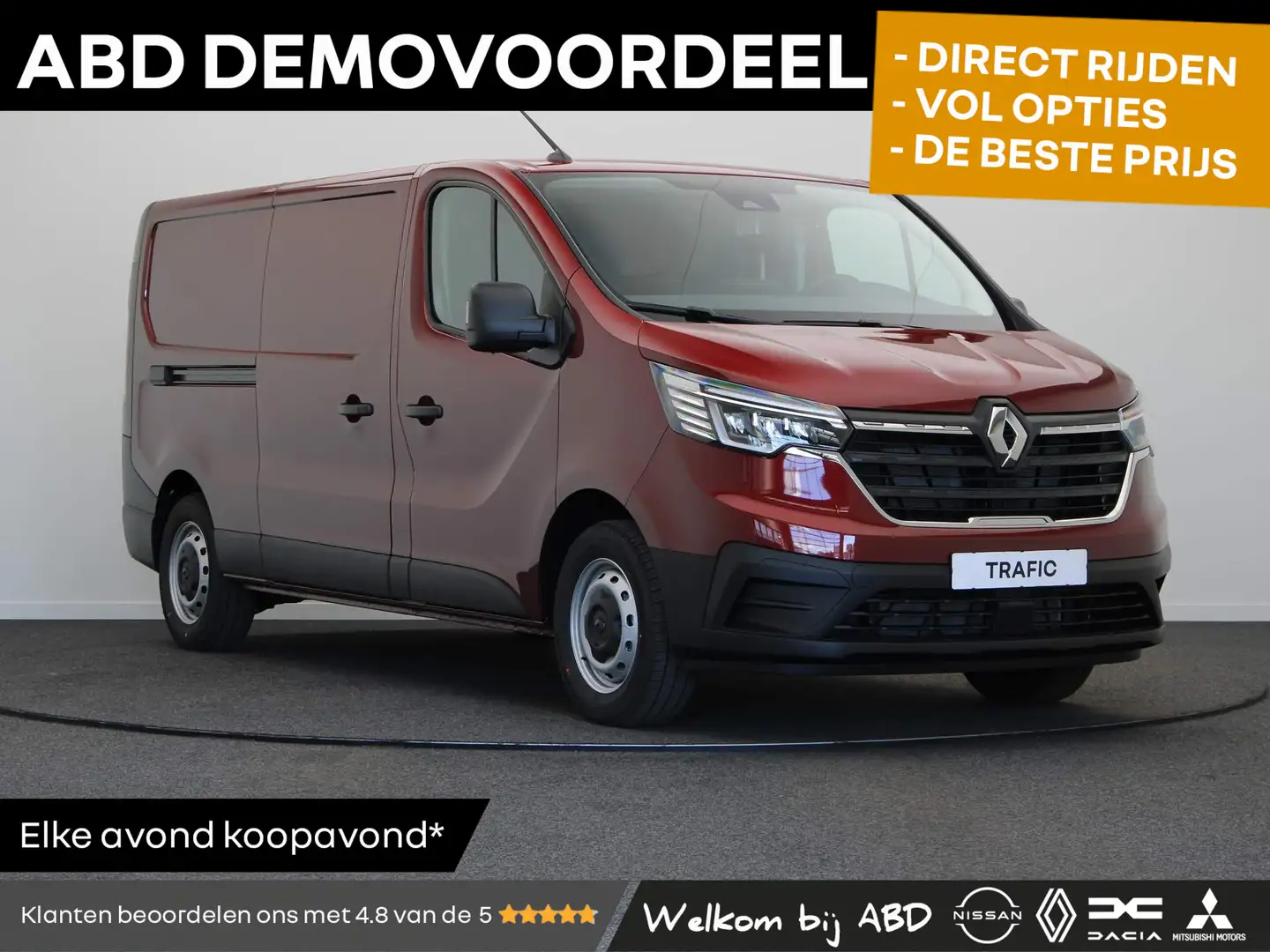 Renault Trafic 2.0 dCi 110pk T30 L2H1 Start | BPM Voordeel | Hoge Rood - 1