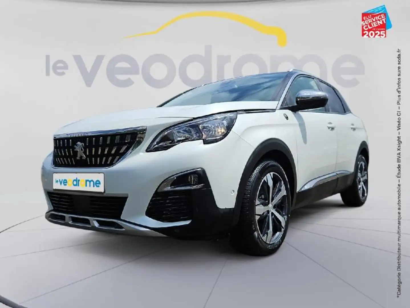 Peugeot 3008 1.2 PureTech 130ch E6.c Crossway S/S Touvrant GPS  Wit - 1