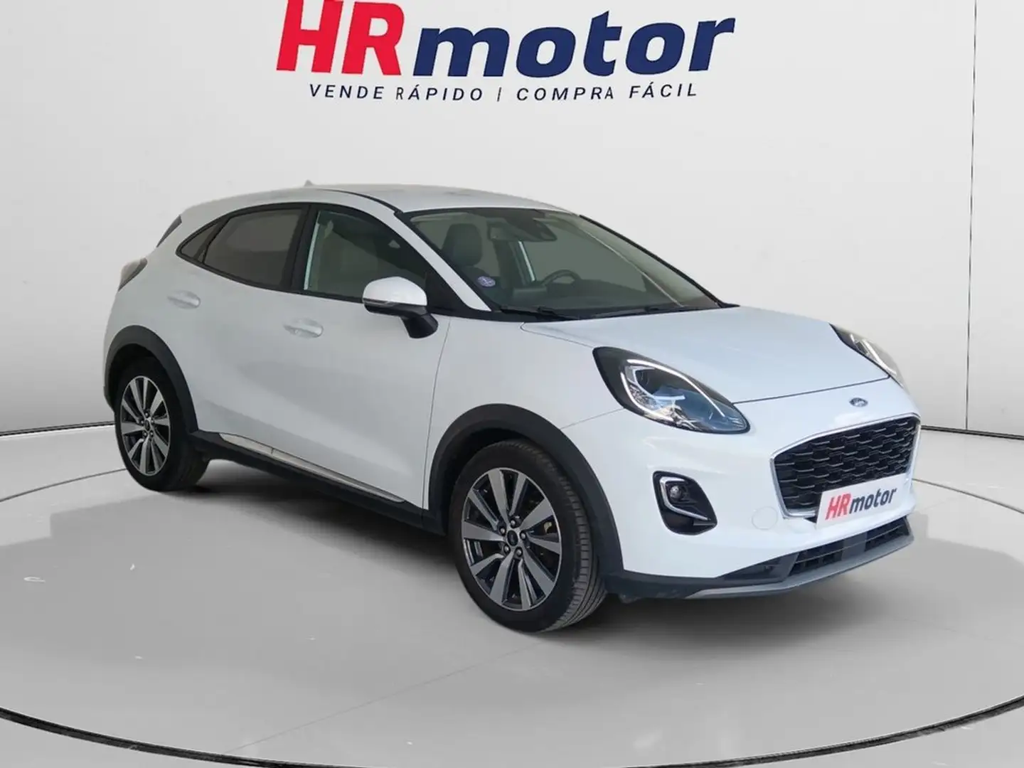Ford Puma Hybrid Titanium Blanc - 1
