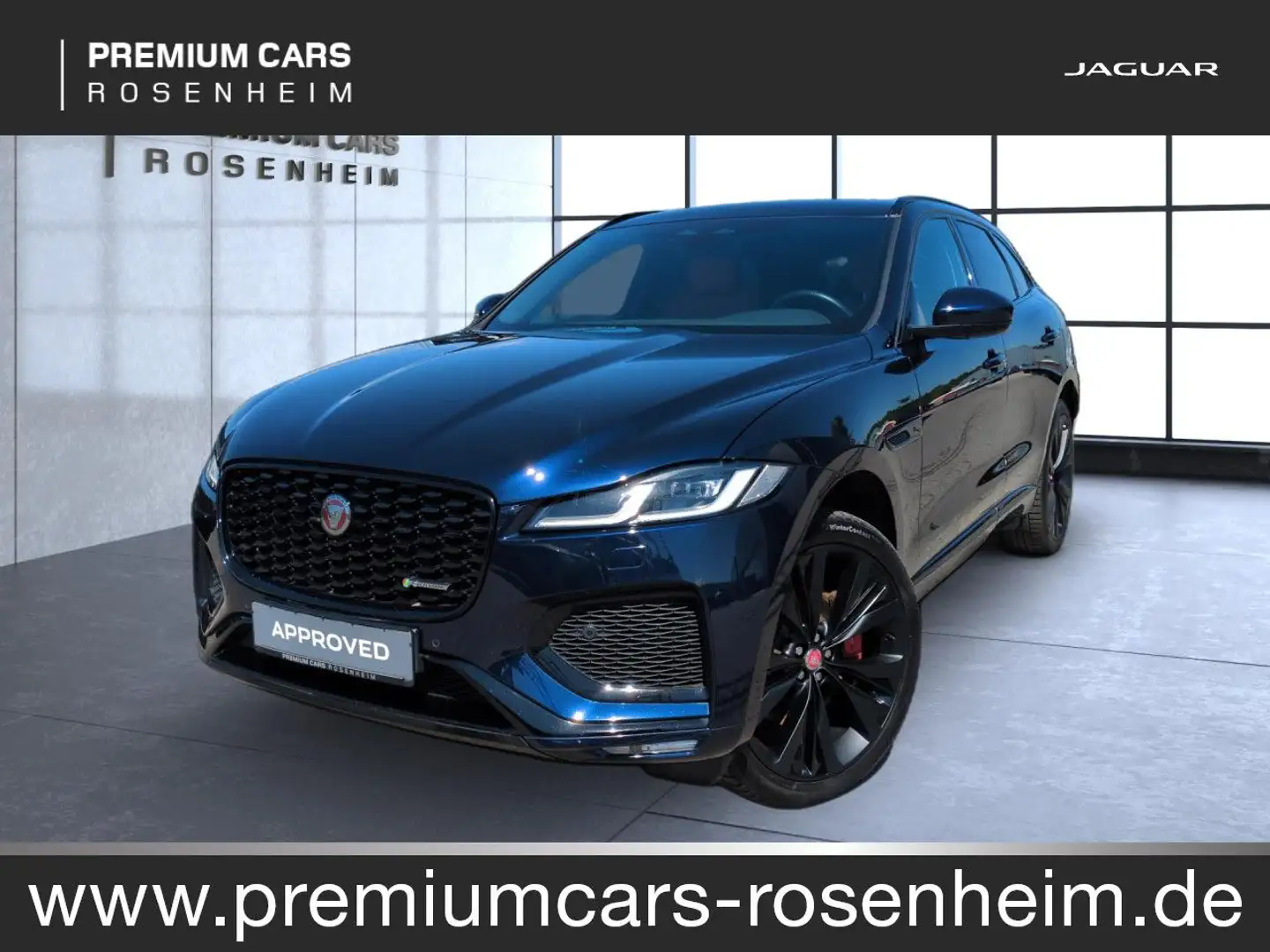 Jaguar F-Pace R-Dynamic D300 SE AWD Standh./ACC/22" Navi Blau - 1