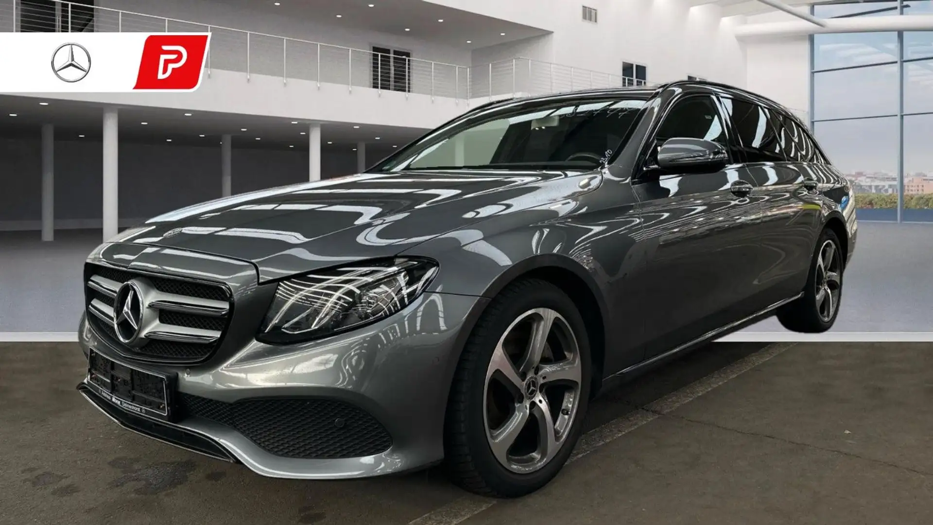 Mercedes-Benz E 220 d 4Matic-TEMP-NAVI-TÜV NEU-1 Jahr Garantie Gris - 1
