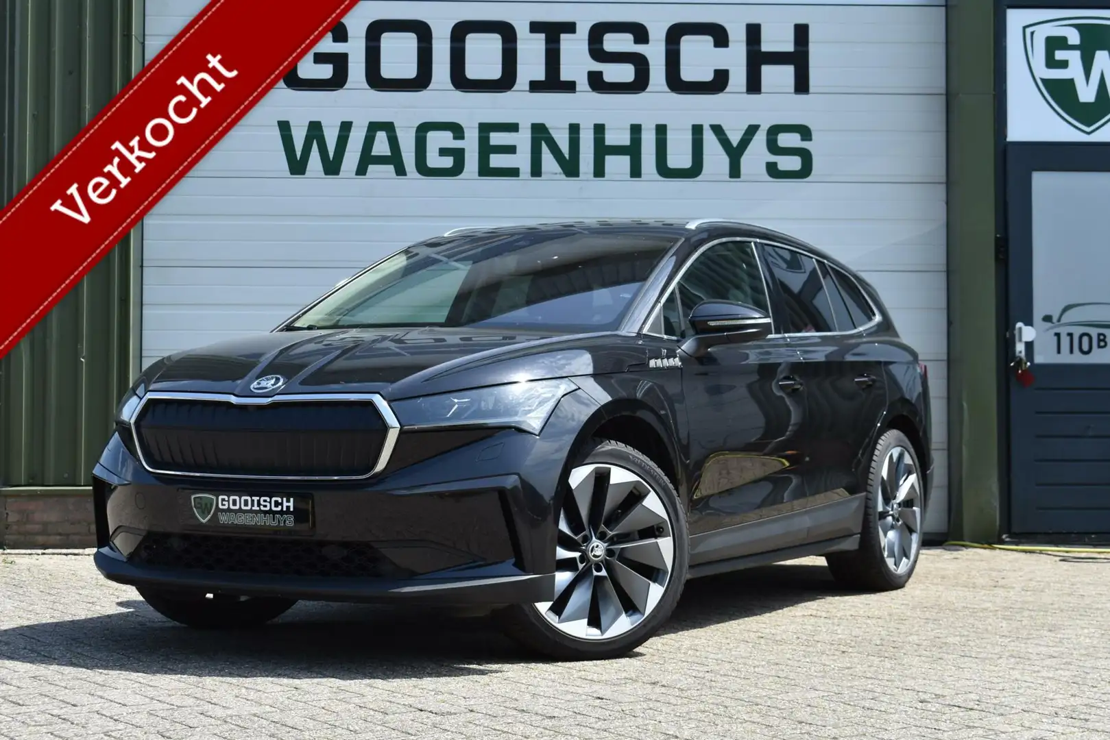 Skoda Enyaq iV 80 204 PK |Trekhaak | Leder | Memory | LED | 21 Zwart - 1