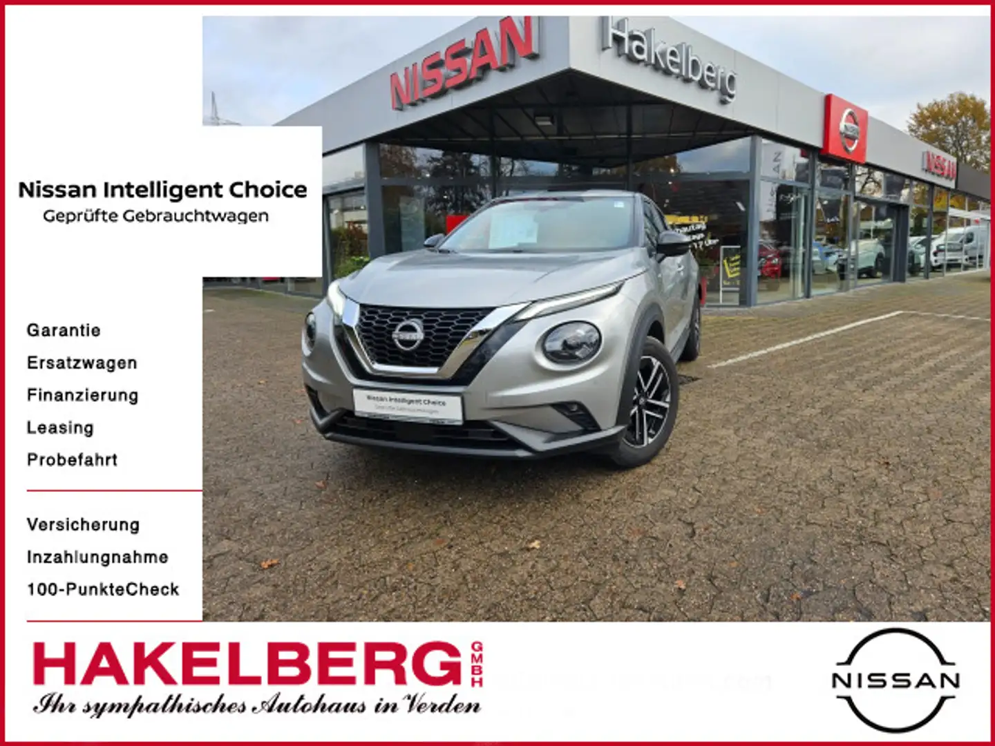 Nissan Juke 1.0 DIG-T N-Connecta Silber - 1