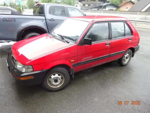 Subaru Justy Justy J 10 S 4WD, im Winter nicht gefahren